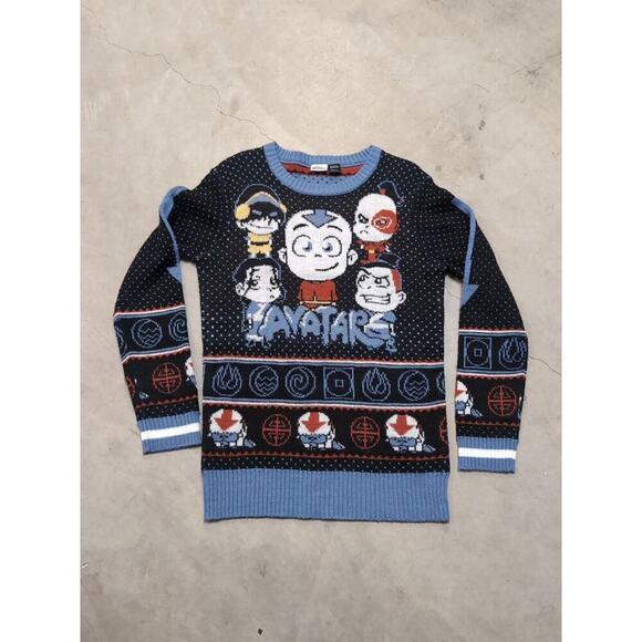 Avatar The Last Airbender Sweater Adult S Long Sleeve Acrylic 2019 - Picture 1 of 7